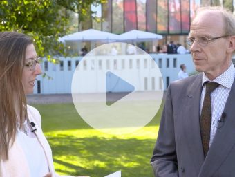 Finanzierungslücke: P+P-Partner Andreas Rodin im Gespräch mit Janine Heidenfelder (Bundesverband Deutscher Kapitalbeteiligungsgesellschaften).