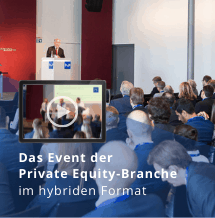 Das Event der Private Equity Branche. Im hybriden Format.