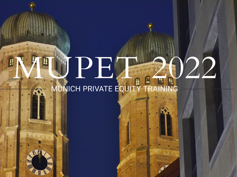 MUPET 2022, Munich Private Equity Training, Private Equity